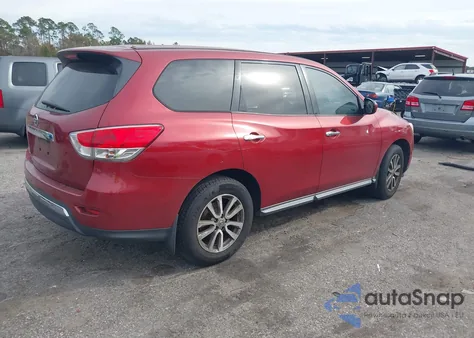 2014 Nissan Pathfinder S z USA, uszkodzony, nr VIN 5N1AR2MN5EC680541